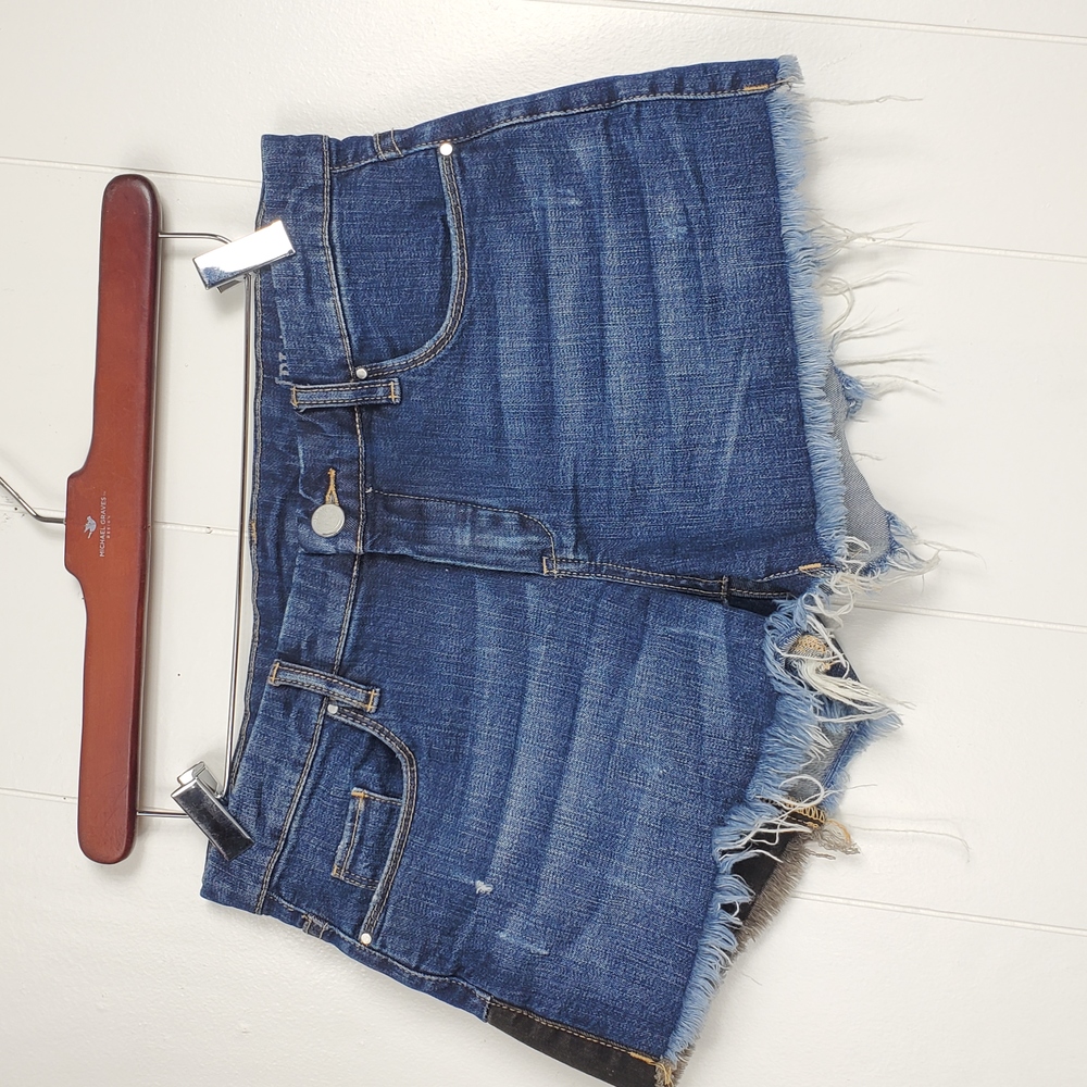 Blank NYC jean raw hem shorts size 27